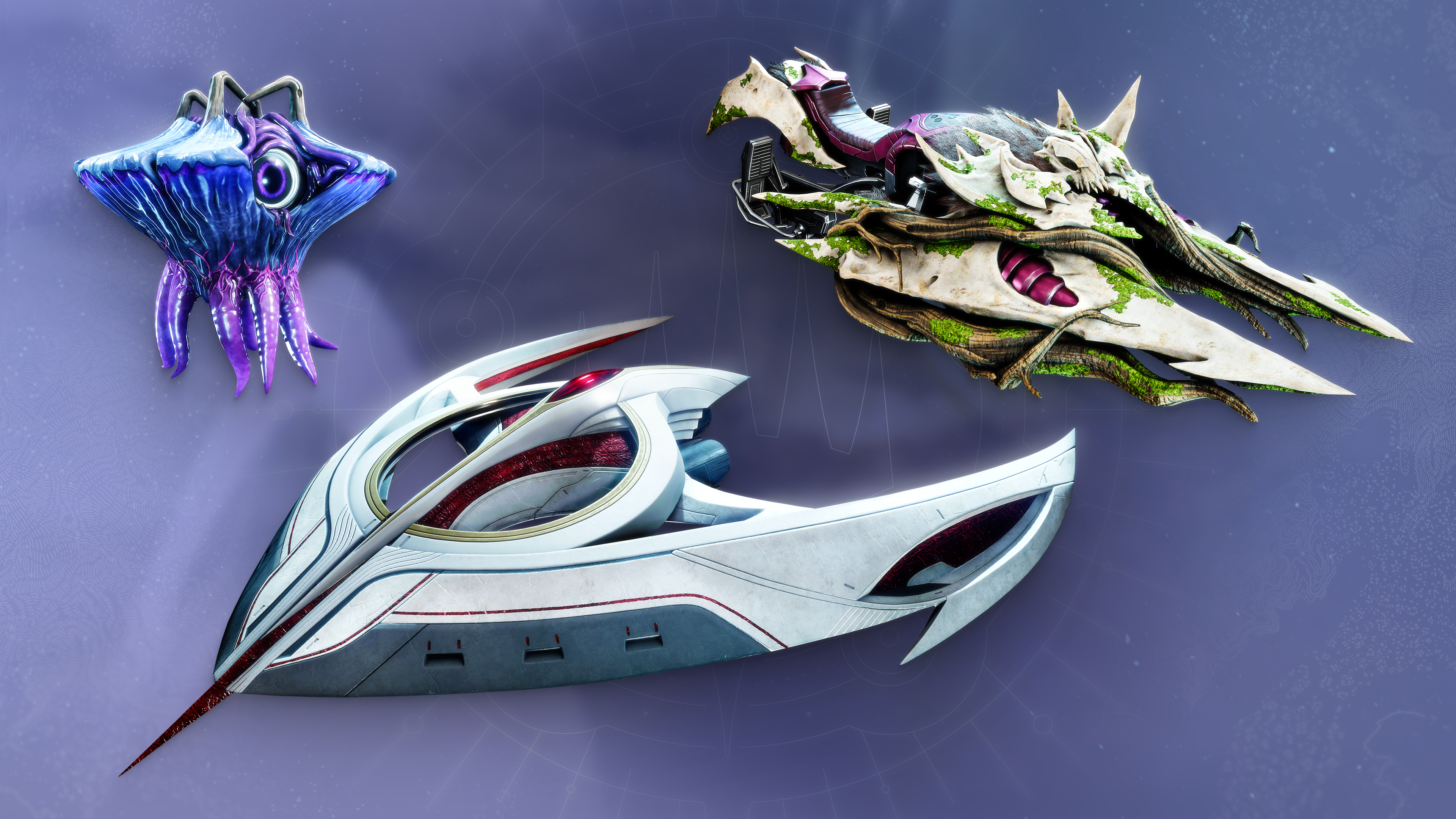 Official Destiny 2 x Magic: The Gathering art showing crossover accessories and extra cosmetics.