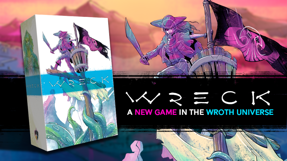 Official Gamefound gallery image for Wreck showing Chip Theory Games campaign art and product presentation.