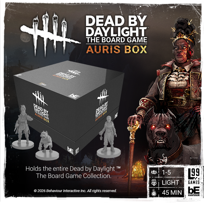 Official square Gamefound art for Dead by Daylight: The Board Game 10th Anniversary used as a supporting visual in GameGuideDog coverage.