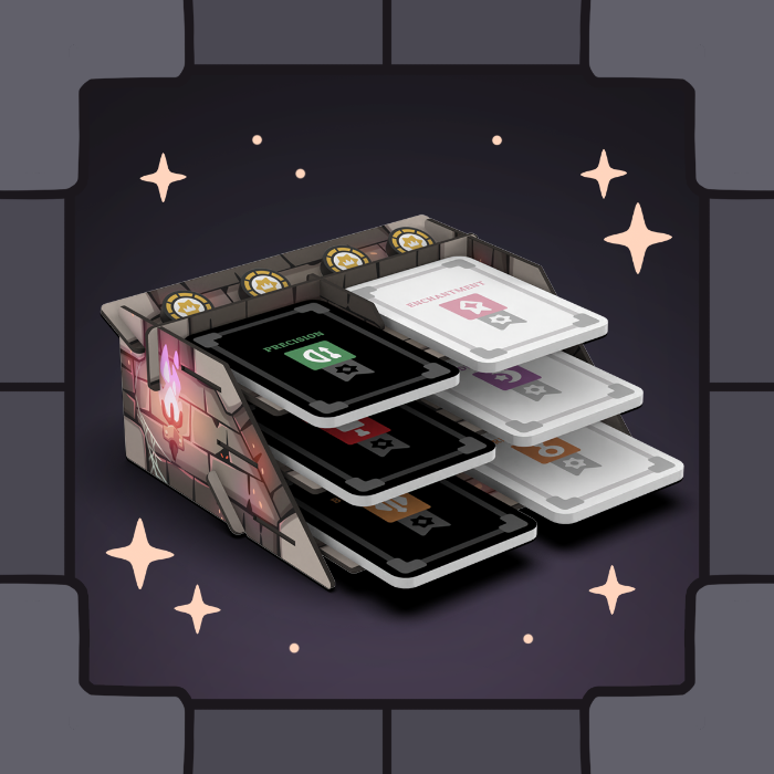 Official Here to Slay DUNGEONS campaign image from Unstable Games showing one of the Gamefound stretch-goal or product visuals.