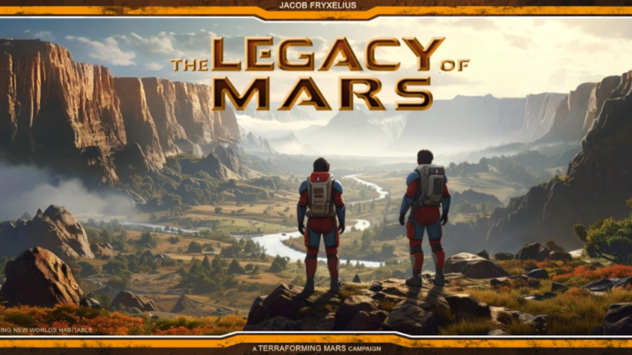Official Terraforming Mars: The Legacy of Mars campaign image from Gamefound used as a supporting visual in GameGuideDog coverage.