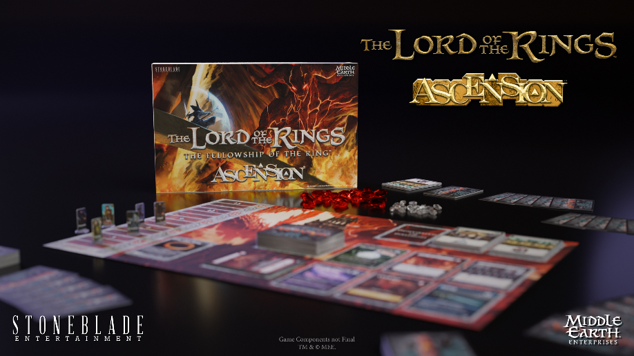 Official Gamefound gallery image for The Lord of the Rings: Ascension showing the campaign video key art.