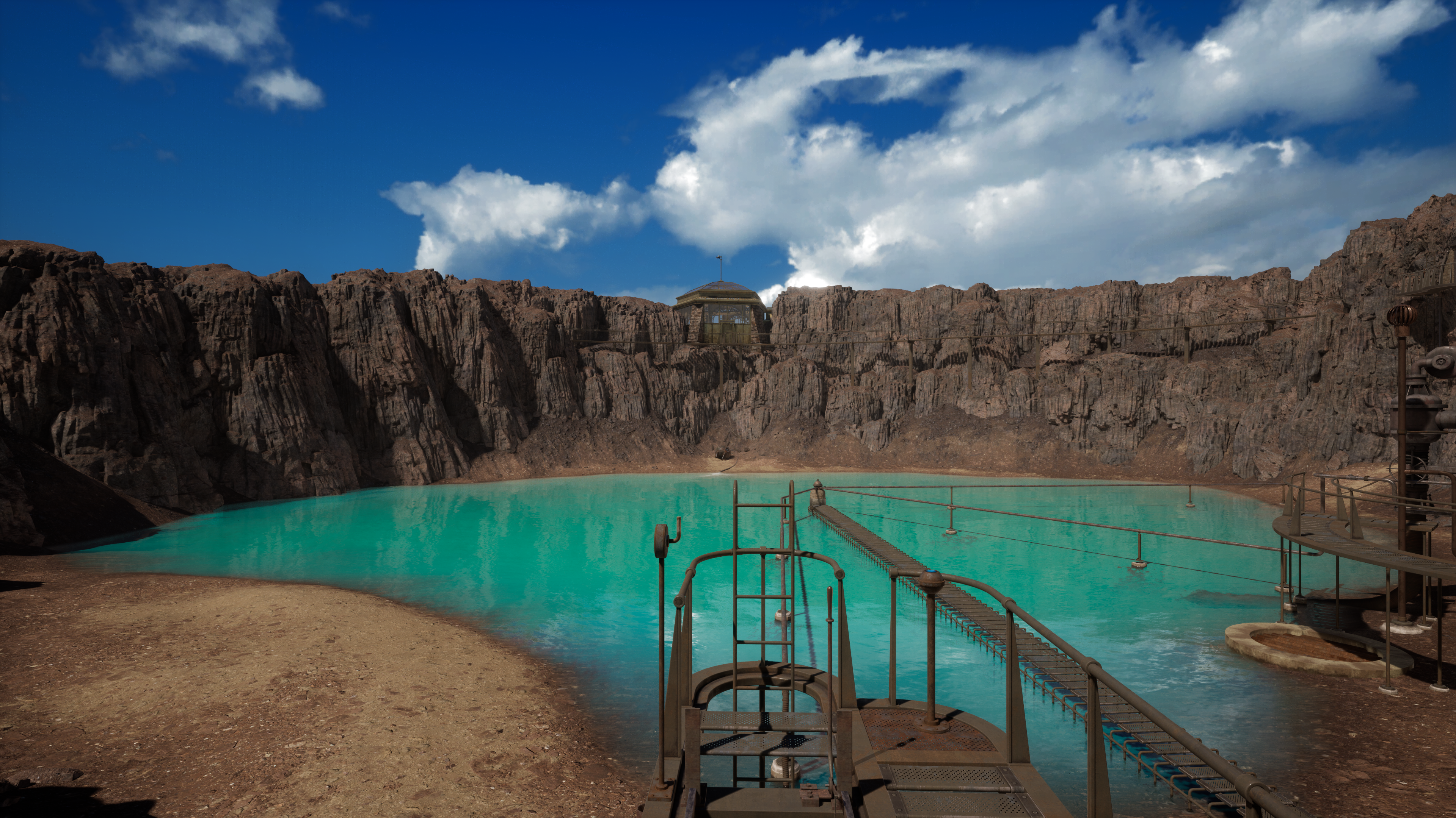 Official Myst and Riven remake screenshot from the PlayStation Blog showing one of the remade environments used as a supporting visual in GameGuideDog coverage.