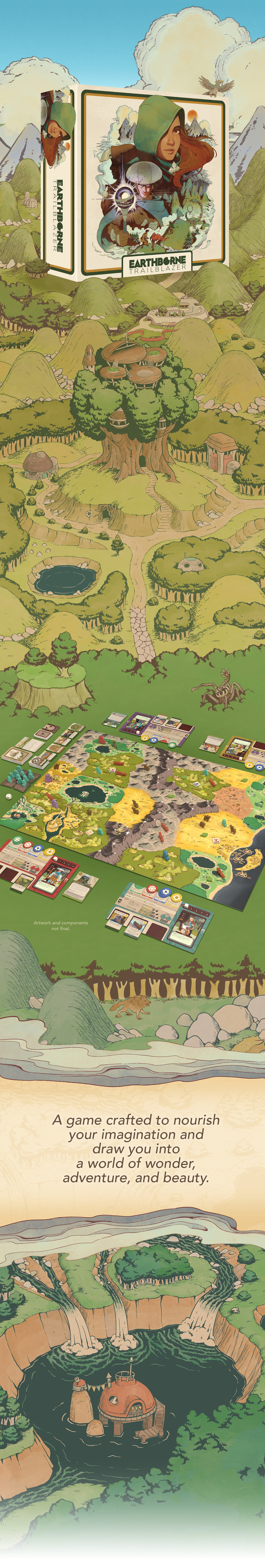 Official Earthborne Trailblazer campaign image from Kickstarter used as a supporting visual in GameGuideDog coverage.