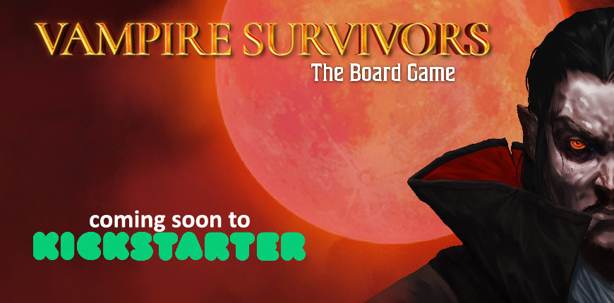 Official Vampire Survivors: The Board Game image from Grey Fox Games used as a supporting visual in GameGuideDog coverage.