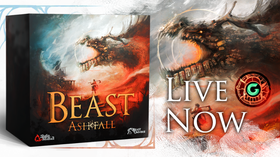Official Beast: Ashfall campaign visual from Studio Midhall used inline in GameGuideDog coverage.
