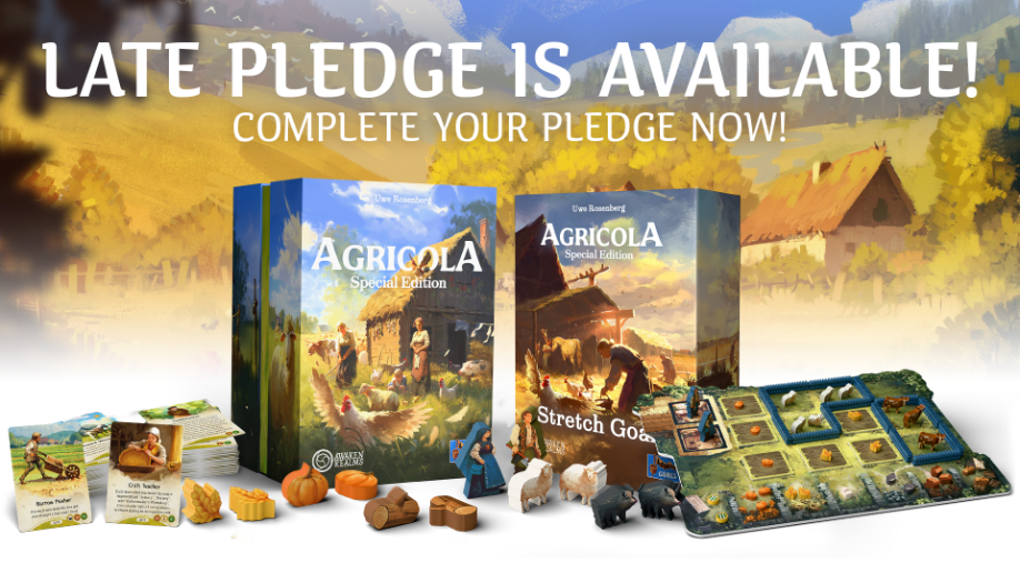 Official Agricola Special Edition project image from Gamefound used as a supporting visual in GameGuideDog coverage of the June 10 soft-close window.