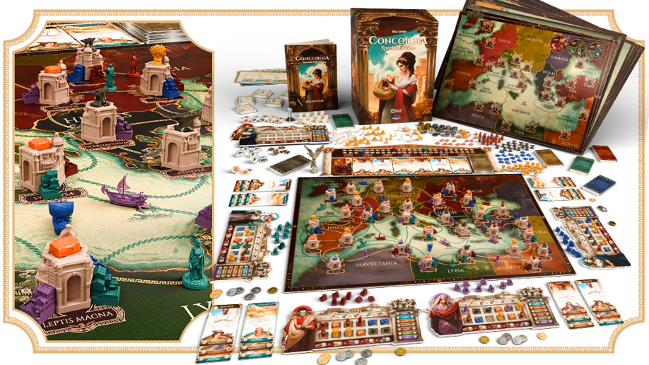 Official Concordia Special Edition component image from Gamefound used as a second supporting visual in GameGuideDog coverage.