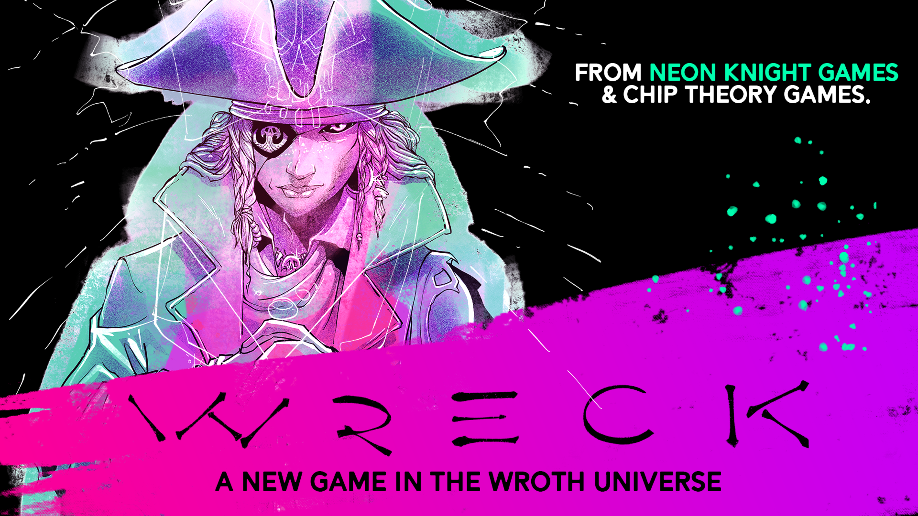 Official Gamefound gallery image for Wreck showing campaign product art from Chip Theory Games.
