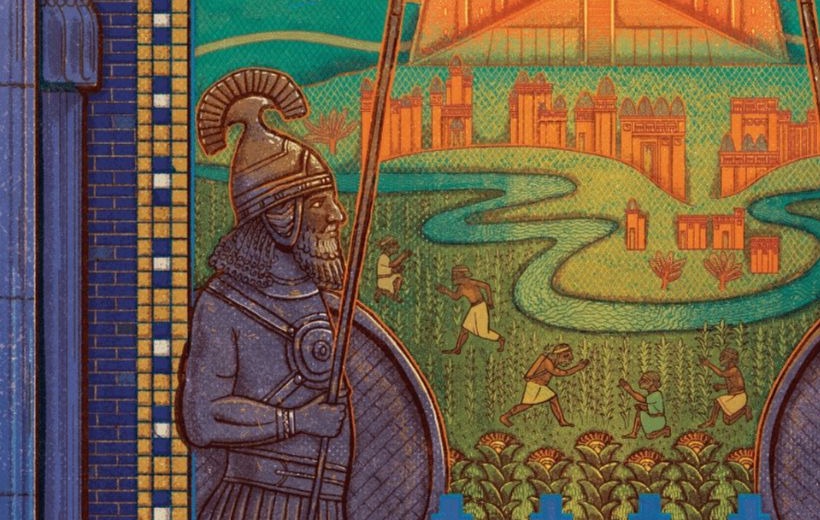 Cropped Tigris & Euphrates campaign art emphasizing the river and city details used in the new edition's visual direction.