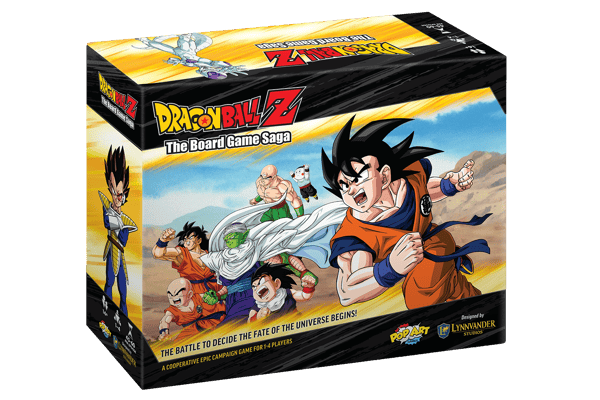 Official Dragon Ball Z: The Board Game Saga promotional image from Kickstarter used inline in GameGuideDog coverage.