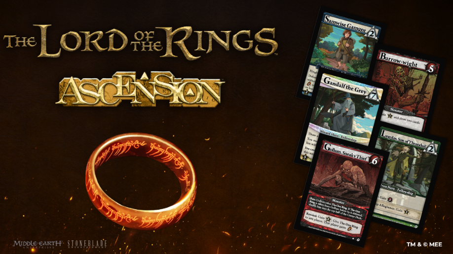 Official project-gallery image from the Gamefound preview for The Lord of the Rings: Ascension.