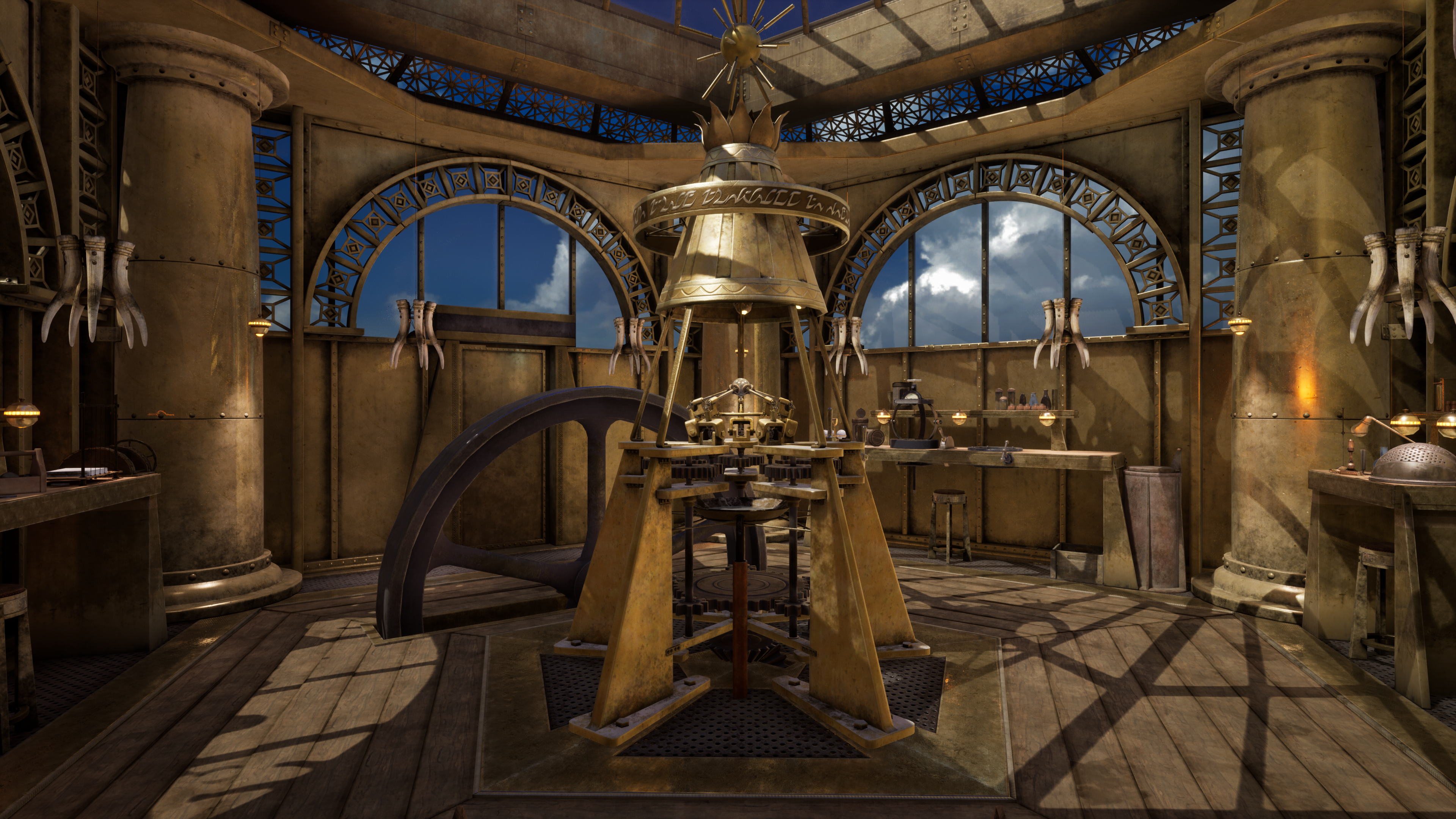 Official Myst and Riven remake screenshot from the PlayStation Blog highlighting another environment from Cyan's PS5 and PS VR2 launch announcement.