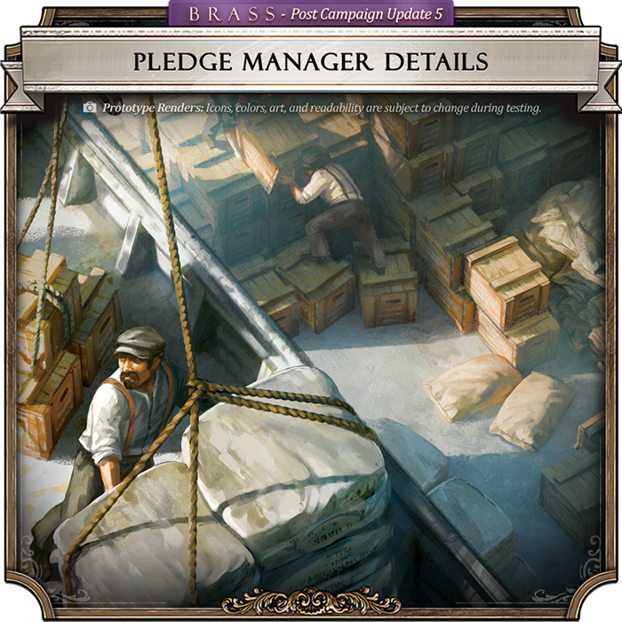 Official Brass: Pittsburgh pledge-manager update image from Roxley Games on Gamefound.