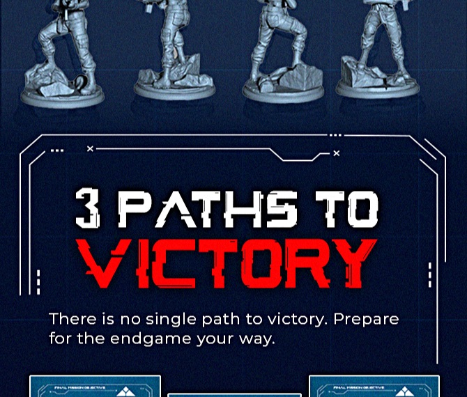 Official Terminator 2: The Board Game campaign graphic from Cation Arts' Kickstarter prelaunch page.