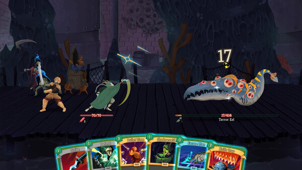 Slay the Spire 2 gameplay screenshot from Steam showing in-run progression and combat UI