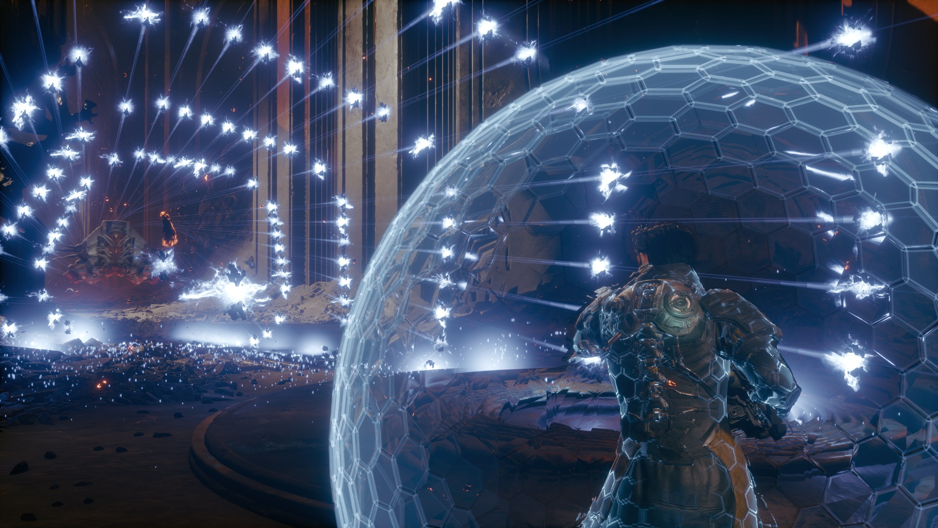 Official Saros screenshot from the PlayStation Store used in coverage of the new hands-on report.