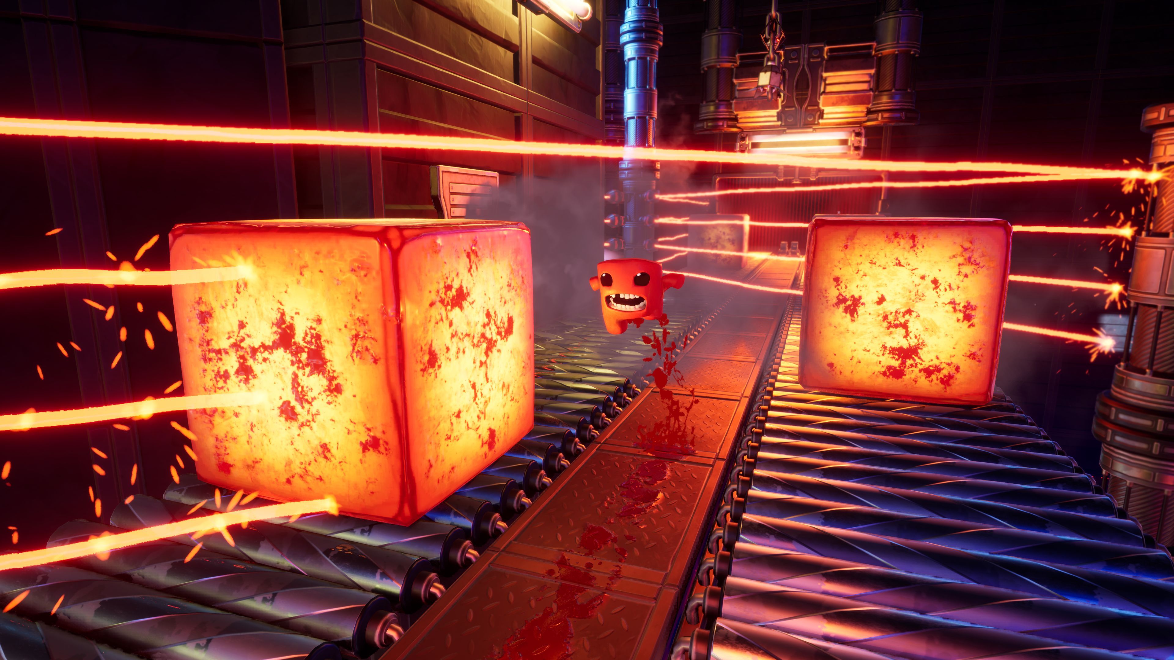 Official Super Meat Boy 3D screenshot from PlayStation used as supporting art for the PS5 release-date story.