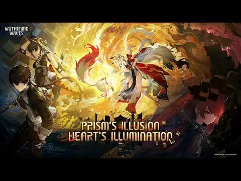 Official Wuthering Waves Version 3.7 trailer artwork for Prism's Illusion, Heart's Illumination.