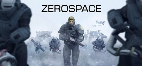 Official ZeroSpace Steam header art showing the sci-fi RTS cast and battlefield framing from the live Early Access store page.