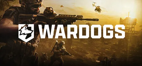 Official WARDOGS Steam header art showing soldiers, vehicles, and a large-scale battlefield.