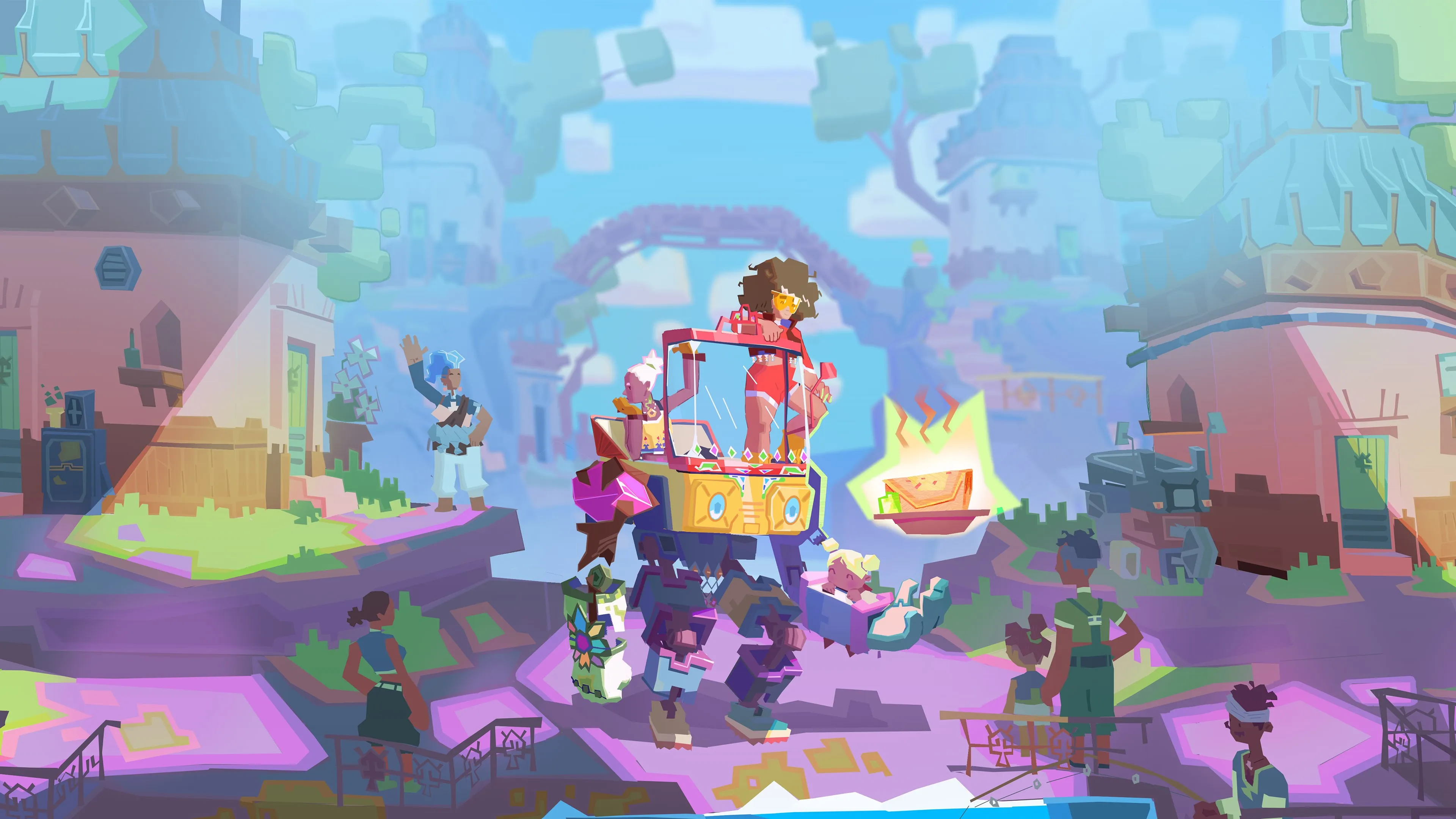 Official Dosa Divas art showing the game’s colorful party and food-focused adventure tone.