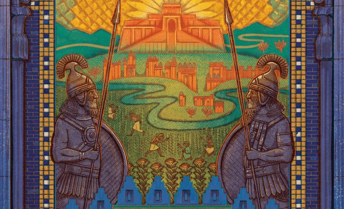 New Tigris & Euphrates campaign art showing Mesopotamian guards, river country, and Ian O'Toole's refreshed visual direction.