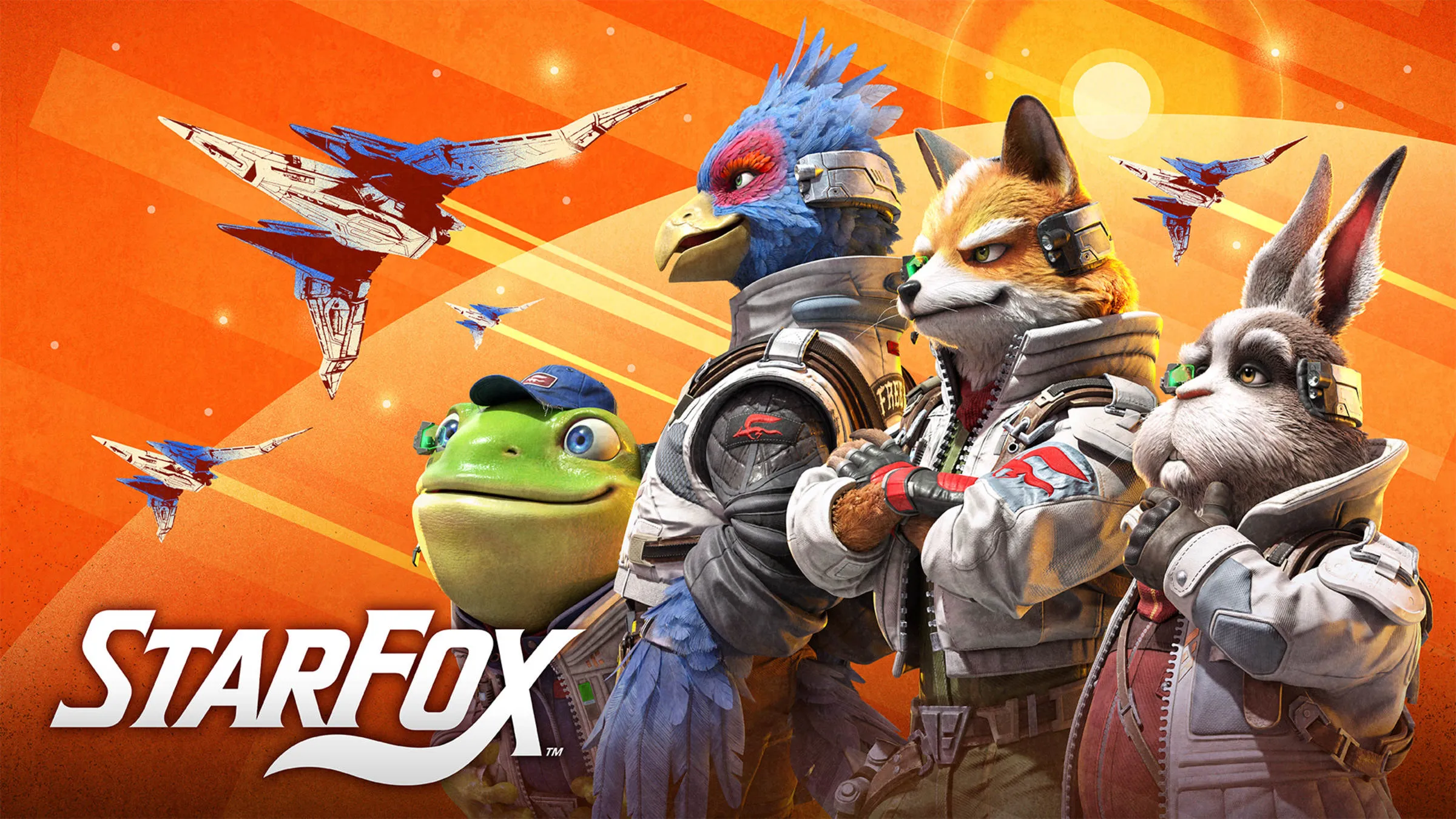 Official Star Fox art from Nintendo used for GameGuideDog coverage of the Switch 2 Direct reveal.