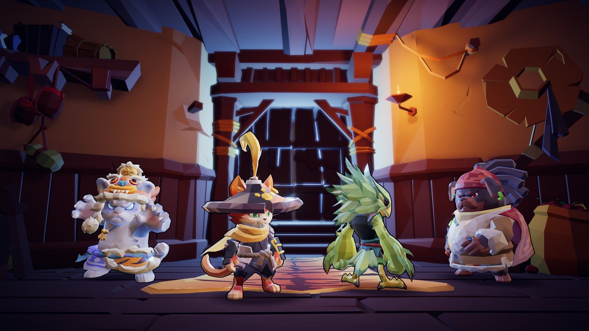 Official Gunfire Reborn gameplay screenshot showing a first-person combat run.