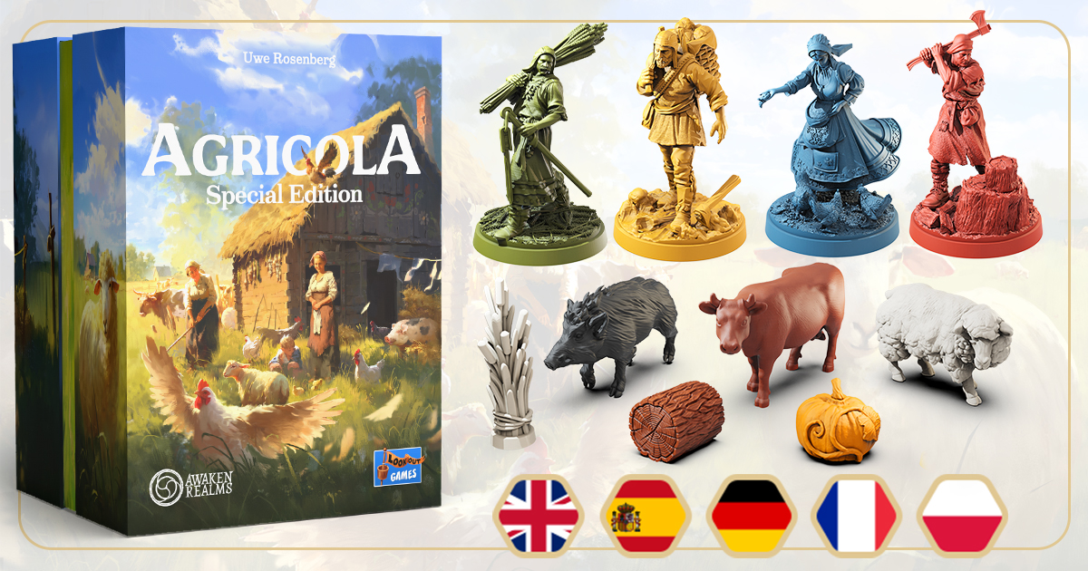 Official Agricola Special Edition key art from the Gamefound campaign used in GameGuideDog coverage of the June 10 soft-close window.