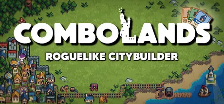 Oficjalny Steam header Combolands pokazujacy kolorowy key art gry o budowaniu miasta.