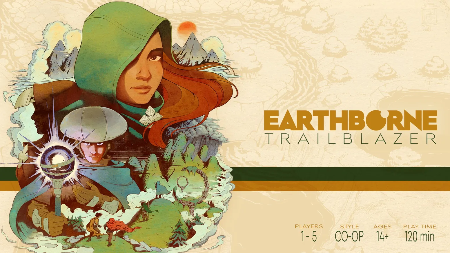 Official Earthborne Trailblazer campaign art from Earthborne Games used in GameGuideDog coverage of the Kickstarter launch.
