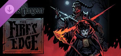 Official Steam header art for Darkest Dungeon The Fire's Edge.