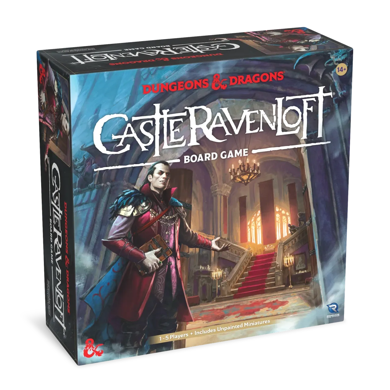 Official Renegade product render of the Dungeons & Dragons: Castle Ravenloft Board Game Standard Edition.