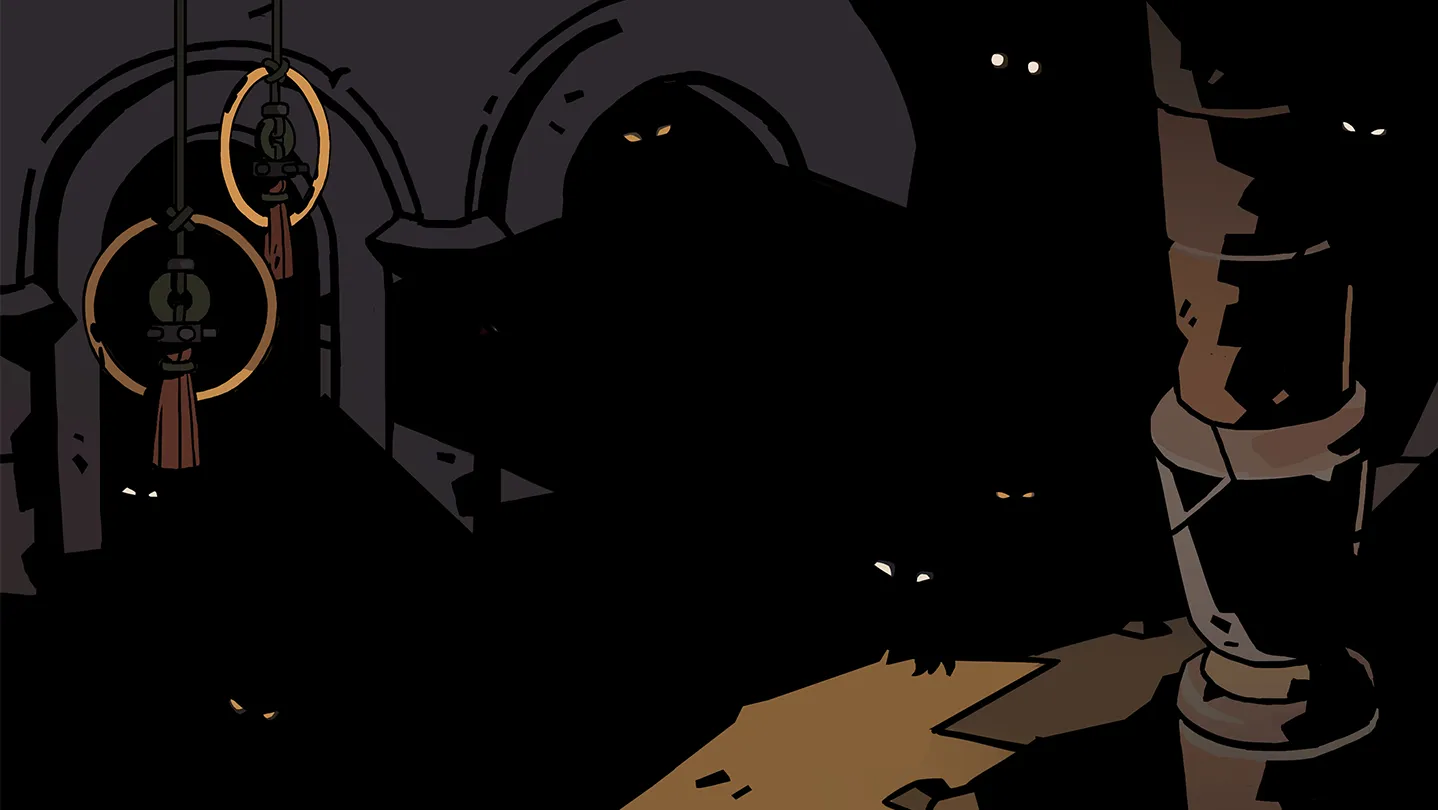 Official Deified artwork showing its hand-drawn tactical fantasy battlefield.
