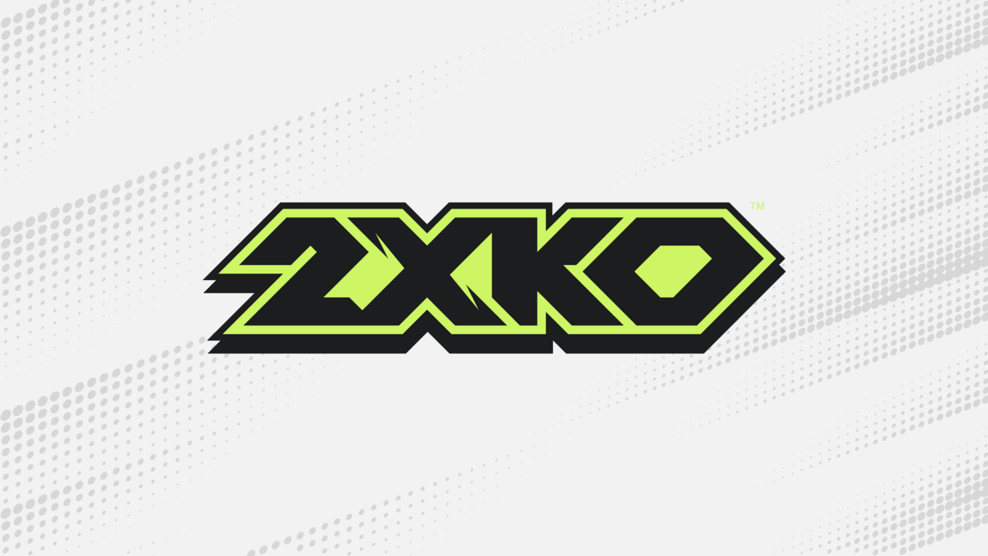 Oficjalny key art Riotu dla 2XKO z logo gry na tle stylizowanej grafiki fightera.