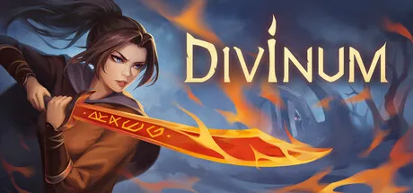 Official Divinum header art showing its side-scrolling dark-fantasy combat and title logo.