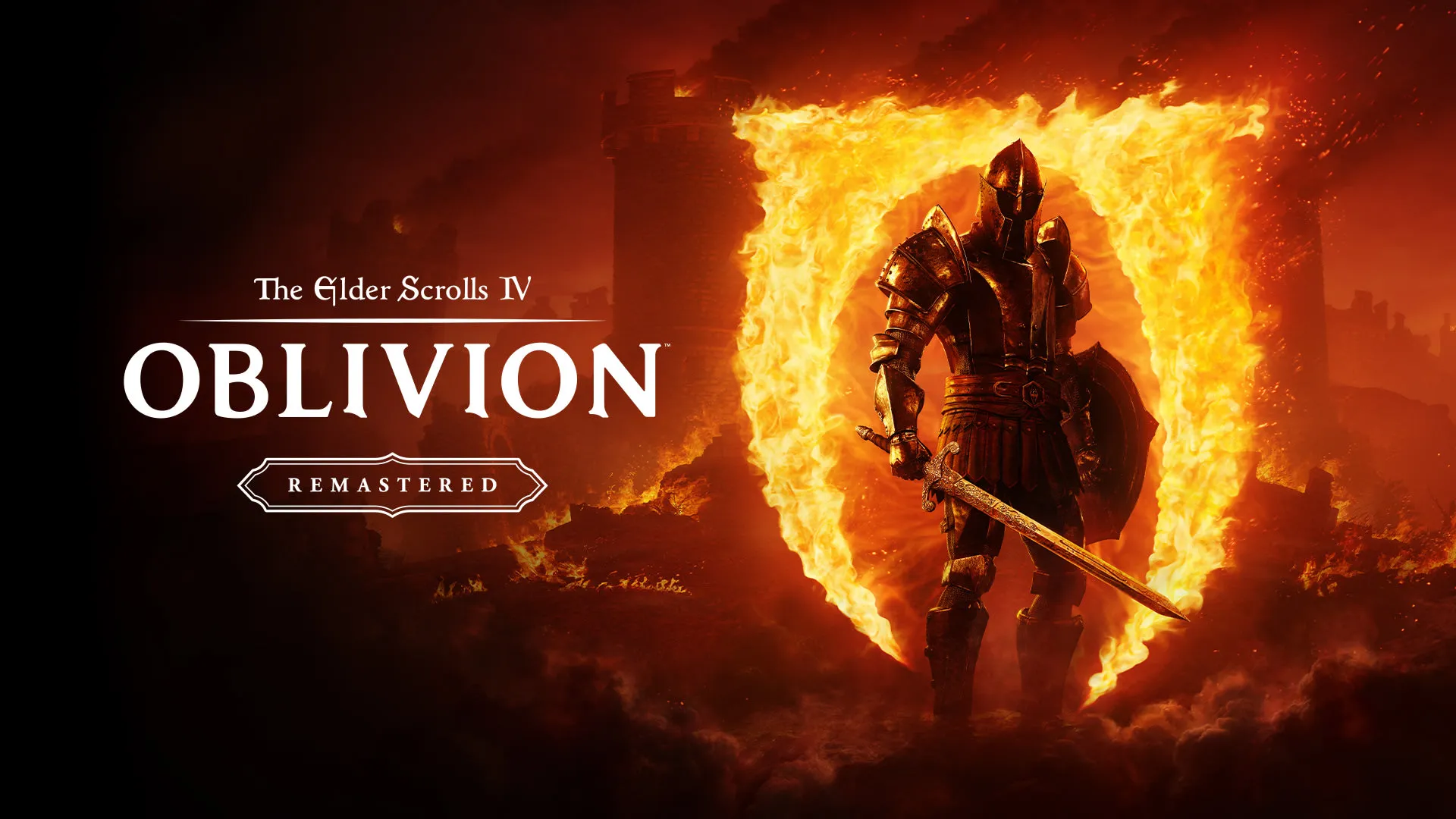 Official Nintendo store key art for The Elder Scrolls IV: Oblivion Remastered on Switch 2.