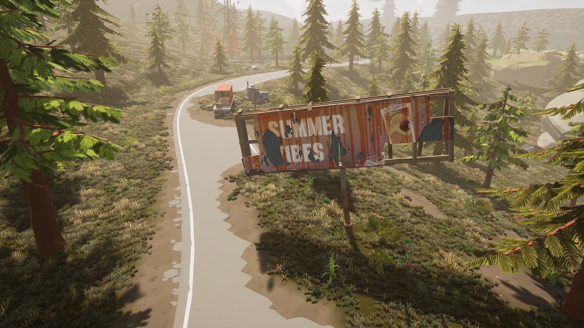 Official Not Quite Dead Steam screenshot showing the player character in a ruined outdoor survival environment.
