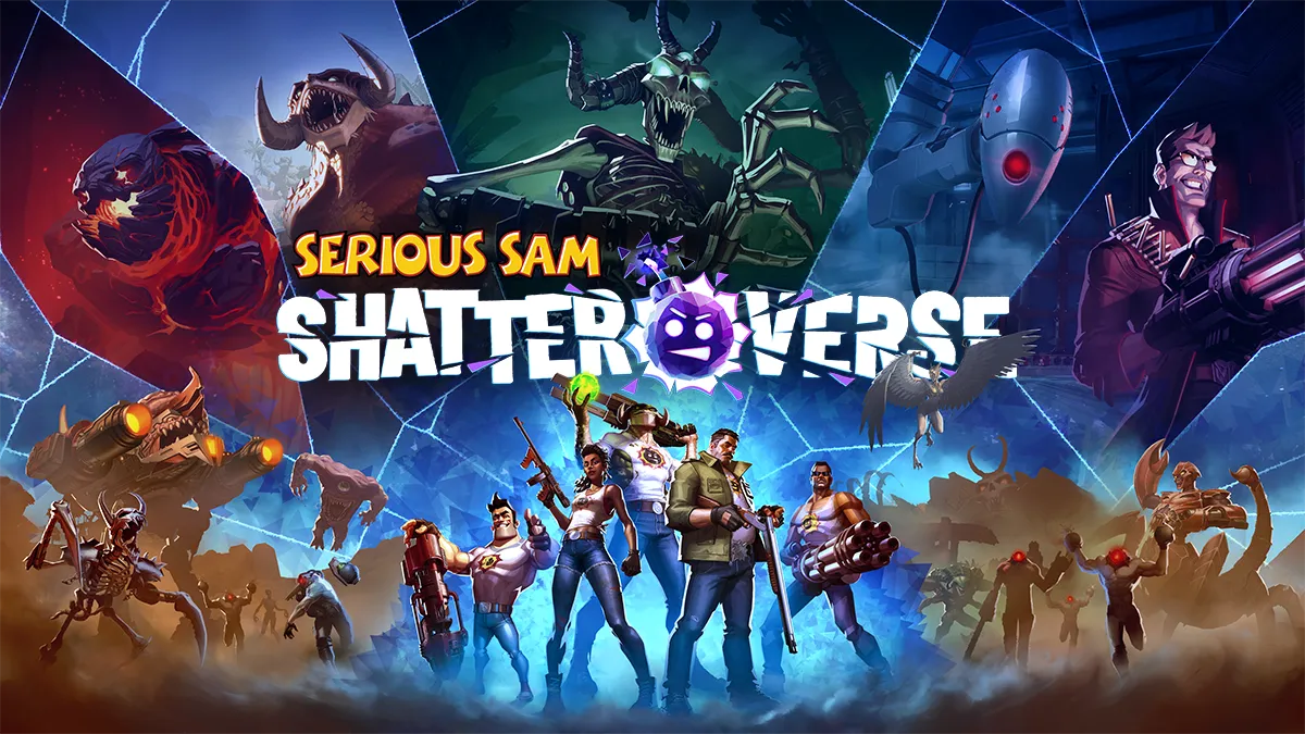 Official Serious Sam: Shatterverse key art from the game's website.