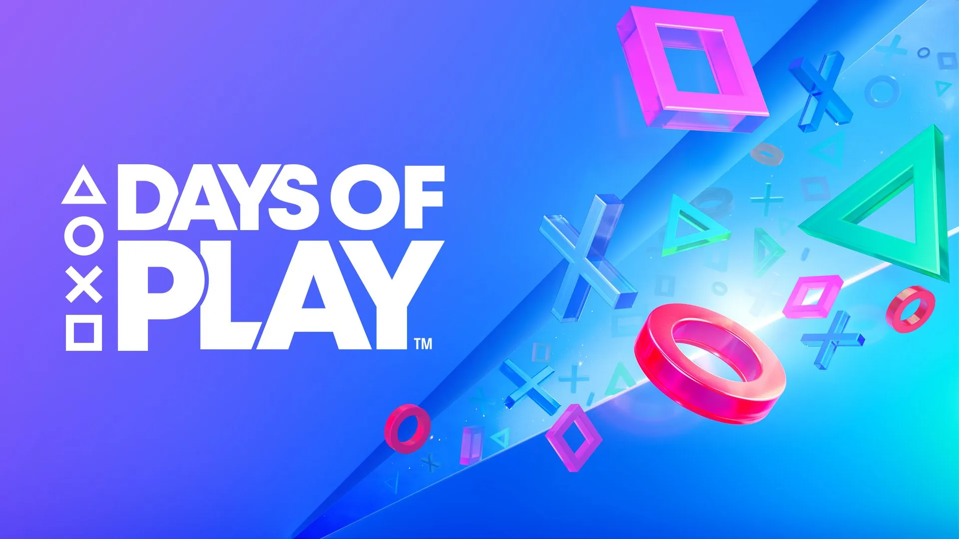 Official Days of Play 2026 artwork from PlayStation showing the event branding and featured games.