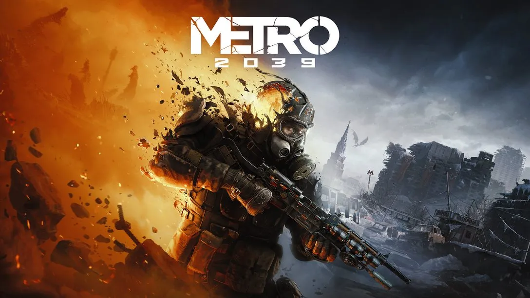 Official Metro 2039 reveal artwork from PlayStation showing the new protagonist in the Moscow Metro.