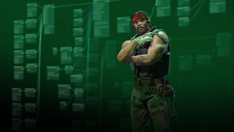 Official Counter-Strike 2 Animgraph 2 beta artwork from Valve.