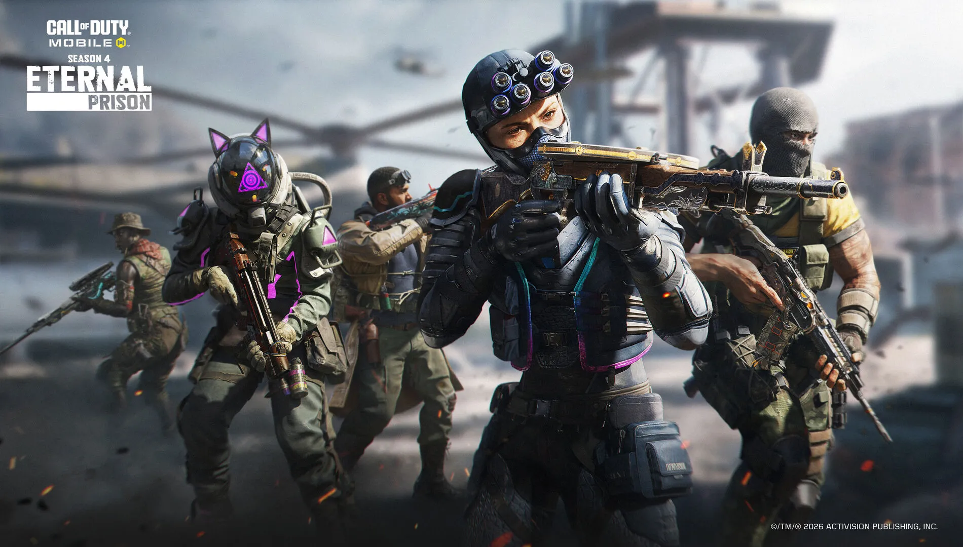 Official Call of Duty Mobile Season 4 Eternal Prison key art showing the new seasonal update.