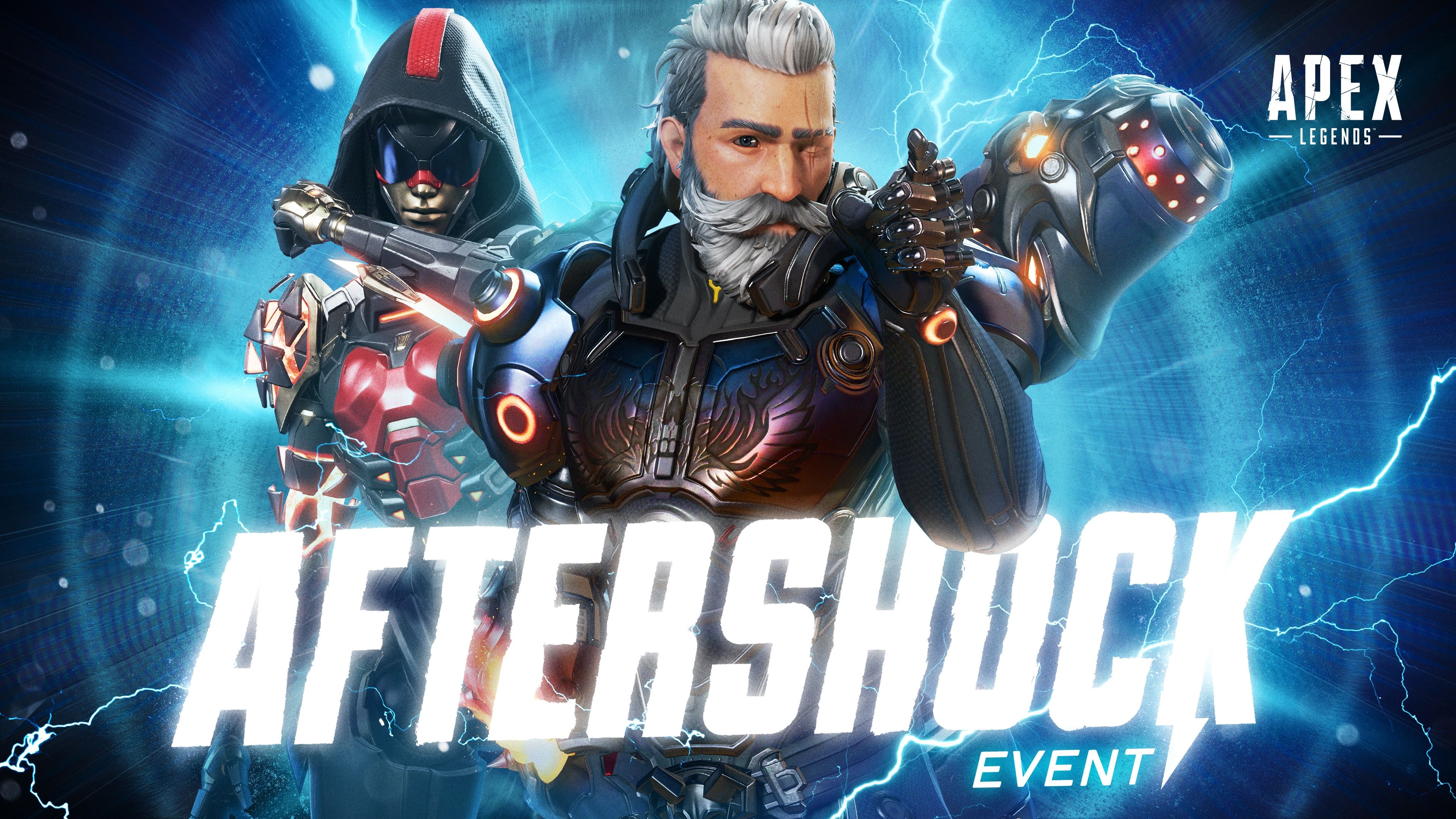 Official Apex Legends Aftershock key art used for coverage of the March 2026 midseason patch.
