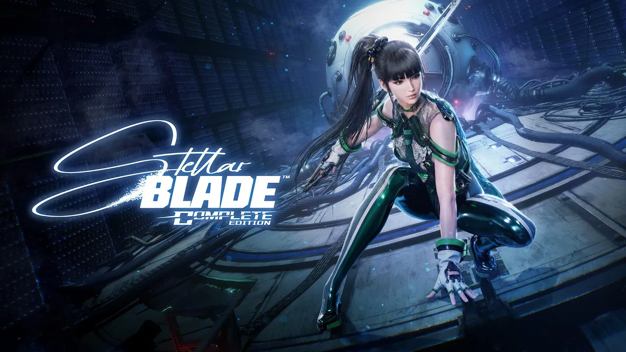 Oficjalna miniatura SHIFT UP dla niecietego trailera Stellar Blade na Nintendo Switch 2, pokazujaca EVE w walce.