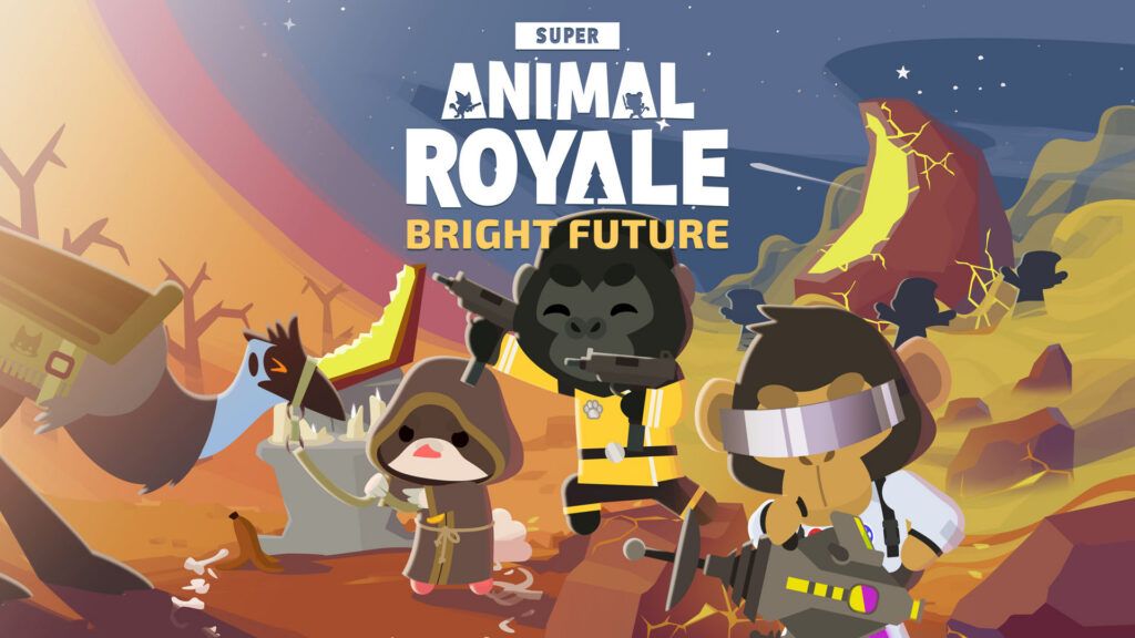Official Super Animal Royale Bright Future key art from Xbox Wire used for GameGuideDog coverage of the Xbox update.