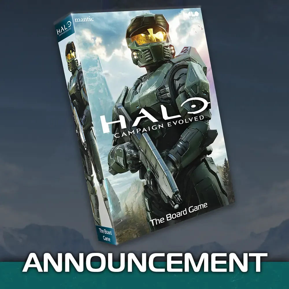 Official Mantic announcement art for Halo: Campaign Evolved - The Board Game.