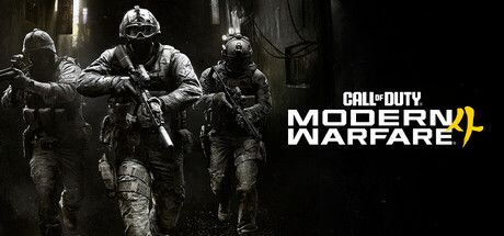 Official Call of Duty Modern Warfare 4 header art from Steam showing the game branding and featured operators.