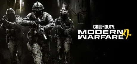 Official Call of Duty Modern Warfare 4 header art from Steam showing the game branding and featured operators.